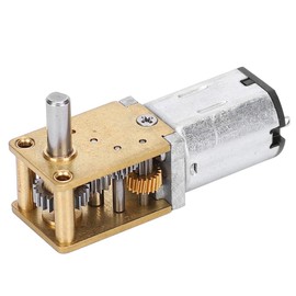 Miniature Metal Gear Motor, Geared Motor Gearmotor, N20 DC12V Gear Reduction CW/CCW Miniature Motor (DC12V27RPM)