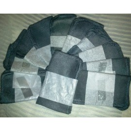 Soft Microfiber 3 x HEARING AID/LENS CLEANING CLOTH ~ Gray ~ Lint & Scratch-free ~ 4" x 6.5"