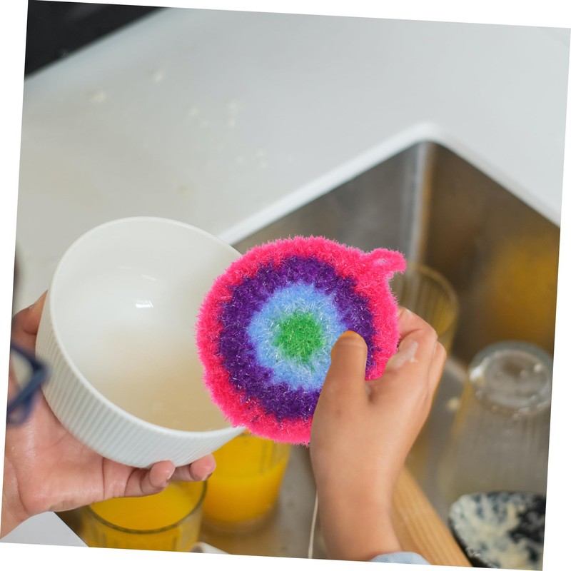 VILLFUL Dish Scrubbers Set Pot Scrubbers for Kitchen Non Scratch