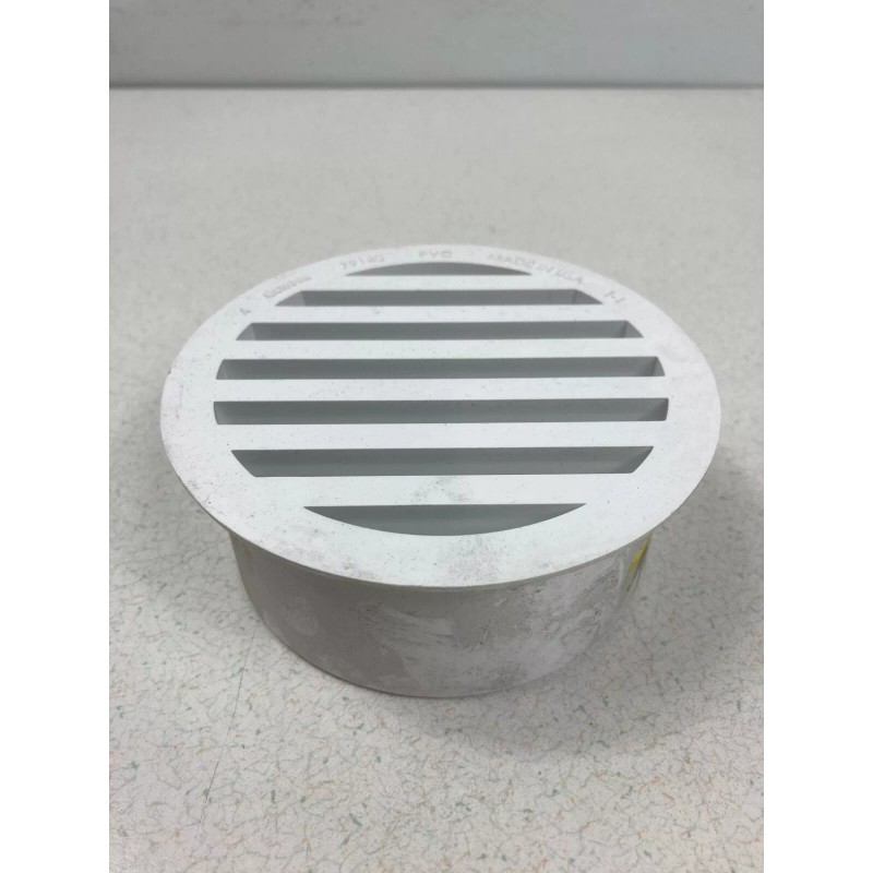 Genova Products PVC Floor Strainer, fits 4 inch PVC Pipe