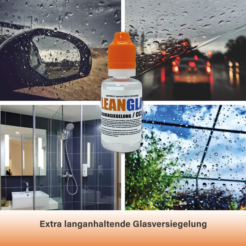 CleanglaS Car Windscreen Seal with Instant Effect Technology I Rain