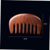 Mikinona Wooden Scalp Massage Comb Portable Wide Tooth Design for