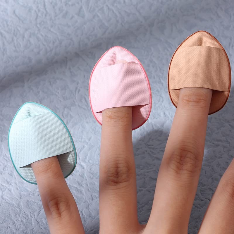maarku 5 Piece Mini Size Air Puff Finger Puff Powder