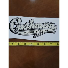 Cushman Motor Scooter Vintage Style Decal Sticker Motorcycle Motorbike