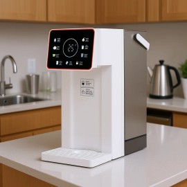 Smart Electric Plastic Instant Hot Water Dispenser 101oz Tank Countertop Desktop Model with Digital Display for Household UseDefault: Default