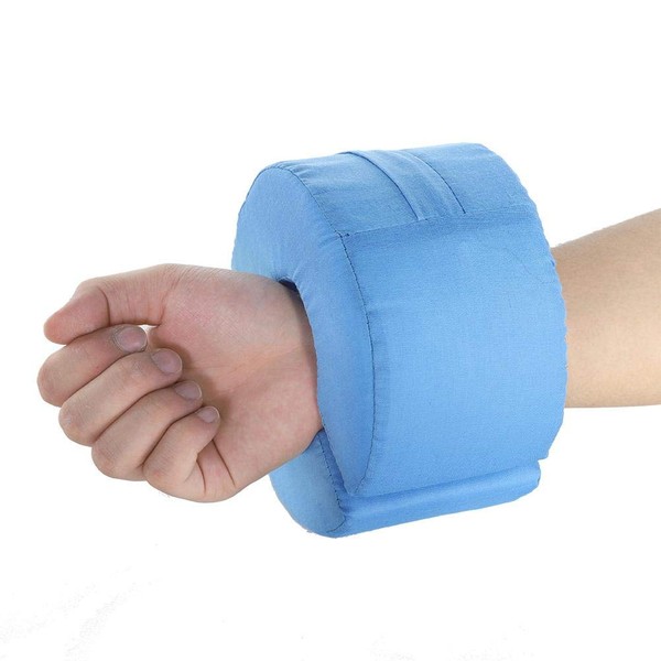 Wifehelper 1pc Cotton Cover Hand Ankle Foam Cushion Leg Hand Lifting Pillow Stabilizer, Donut Shaped Ankle Foot Hand Leg Foam