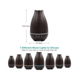Essential Oil Diffuser, Cool Mist Humidifier and Aromatherapy Diffuser 500ML