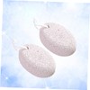 Mikinona 2pcs Double Sided Foot File Stone Callus Remover for