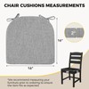 downluxe Indoor Chair Cushions for Dining Chairs, Soft and Comfortable