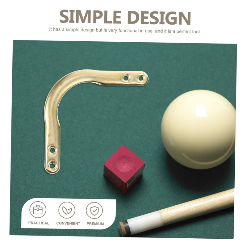 Mikinona 6pcs Pool Table Pockets Fixing Kit Durable Billiard Net