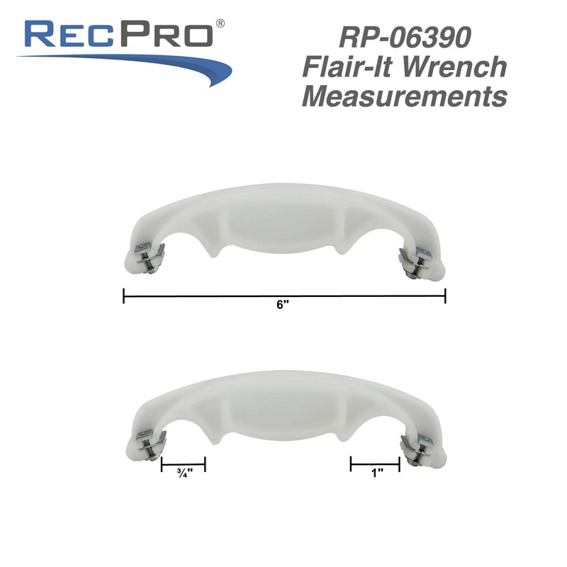 RecPro RV Plumbing Fittings Wrench | Flair-It 16391 Plastic Wrench,