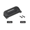 sourcing map Finger Flush Pull Handle 74x34x5mm Rectangle for Drawer