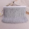 2 Yards 20cm Fringe Trim Polyester Chainette Trimmings Ribbon Lace