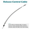 Rear Door Lower Latch Lock with Release Control Cable Assembly