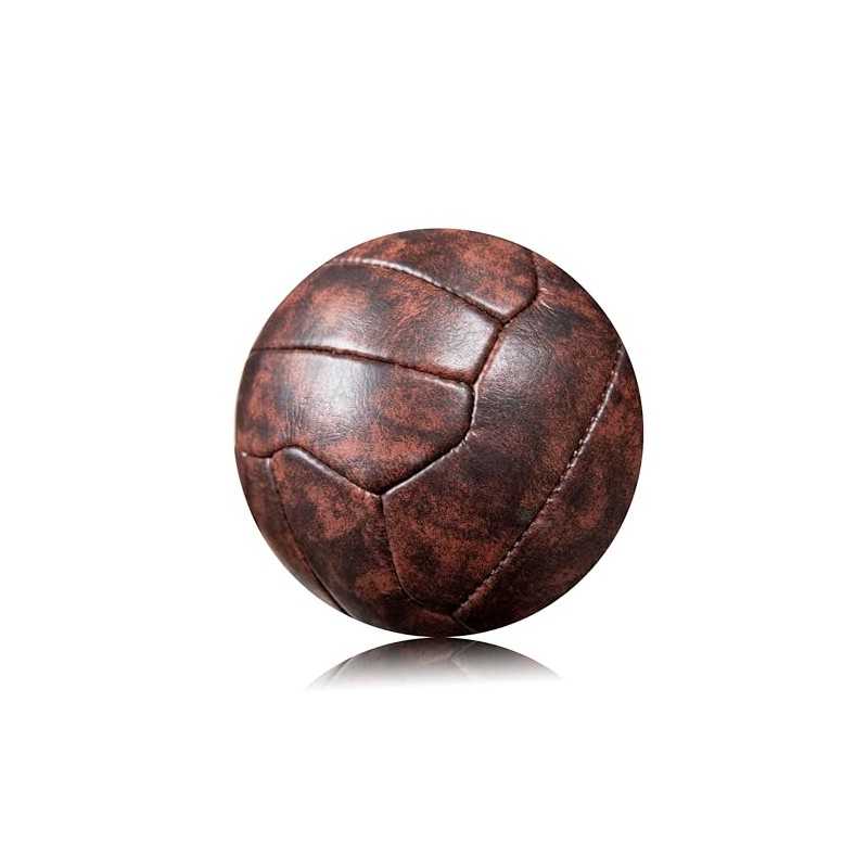 We Print Balls Faux Leather 18 Panel Traditional Style Football