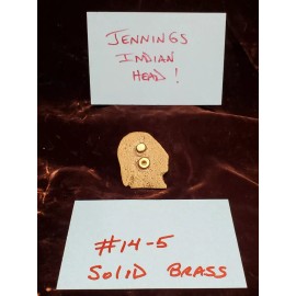 JENNINGS REPRODUCTION ANTQ SLOT MACHINE MINI BRASS INDY #14-5