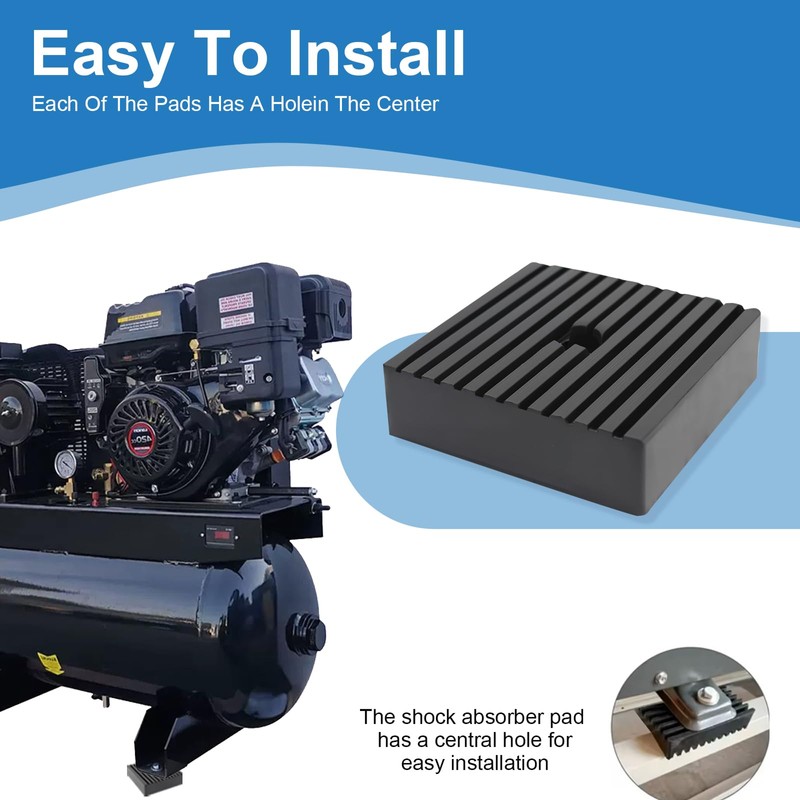 Solid Shock Pad for Air Compressor Pads or Equipment Shock