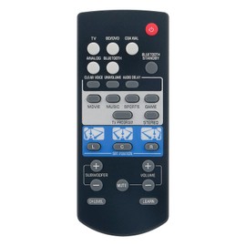 AULCMEET FSR82 ZK77690 Replacement Remote Control Compatible with Yamaha Surround Soundbar Speaker System SRT-1000BL SRT-1000 SRT1000