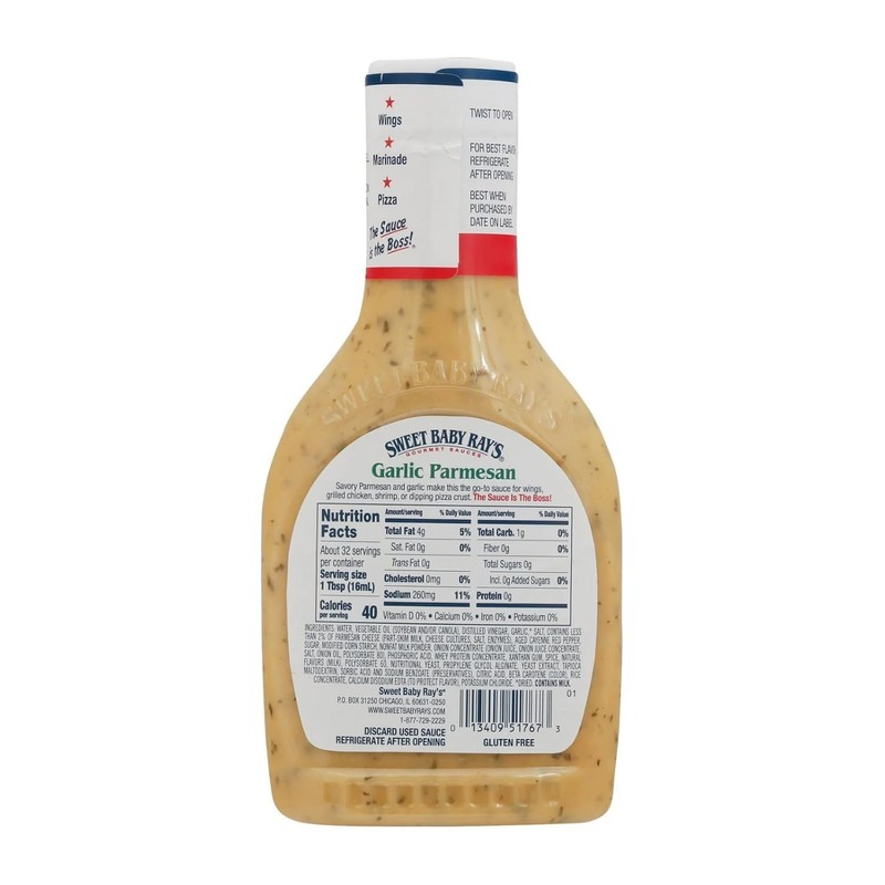 Sweet Baby Ray's Garlic Parmesan Sauce & Marinade, 16 Ounce,