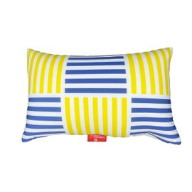 COVERBAGBCN Anti Stress Cushion Square 36 x 24 cm (Sea Strip)
