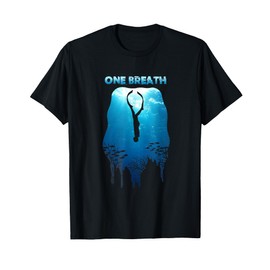 Immersione in Apnea Apnea Ocean Free Dive Sea Maglietta