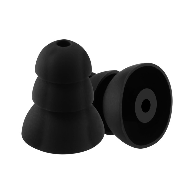Replacement Triple Flange Ear Tips for ISOtunes Earbuds, 6 Pairs