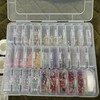 LZLMQSSA Bead Organizer Box, 60Pcs Small Clear Plastic Storage Containers,