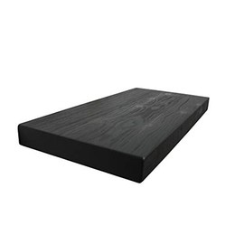 Joelâs Antiques, 2" Thick x 10" Deep, Floating Shelf, Heavy Duty, Easy Hang, Solid Wood, Rustic, USA Handmade, 24", Black
