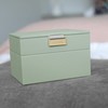Stackers Sage Green Mini Jewellery Box - Set of 2