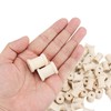 LEXININ 100 PCS 1 x 0.78 Inch Mini Empty Wooden