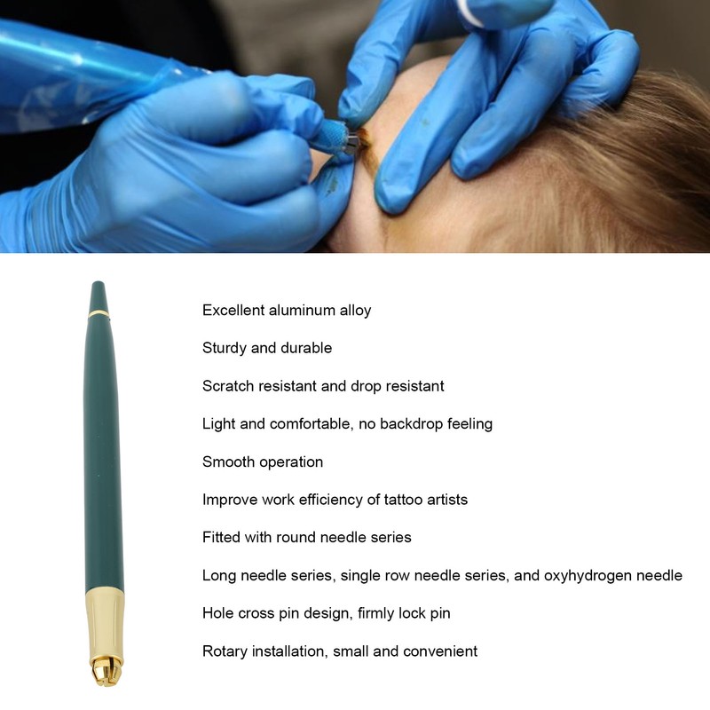 5Pcs Microblading Pen Aluminum Manual Eyebrow Lip Eyeliner Pencil Kit