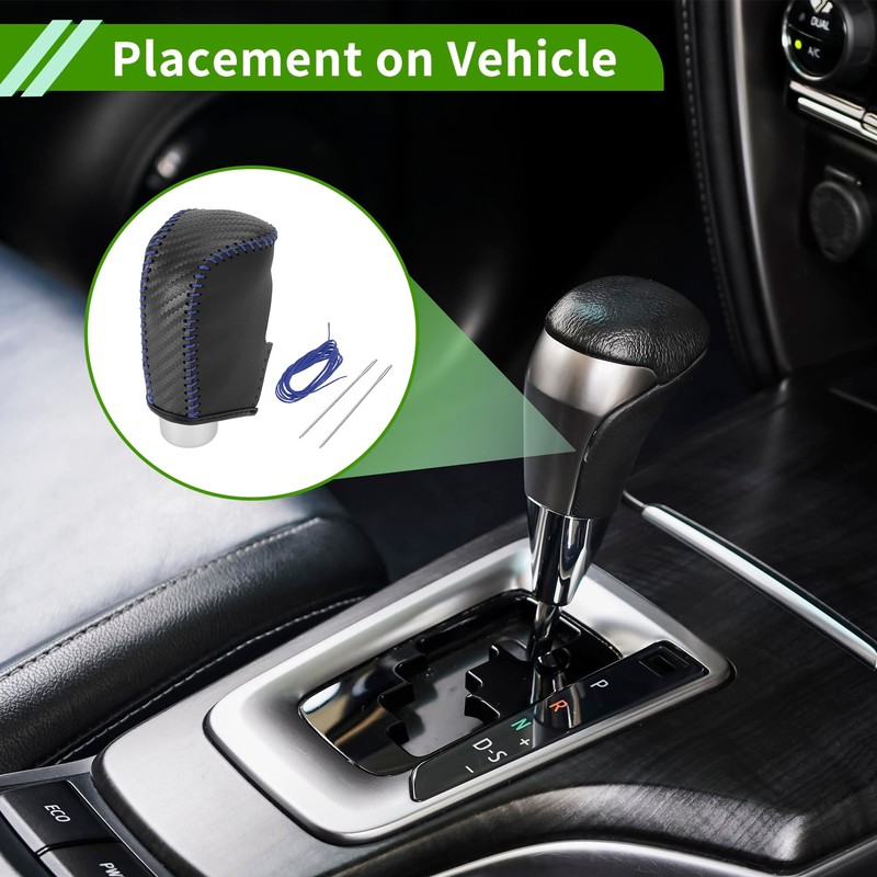 HOPESPANNER Gear Shift Knob Cover for Mazda 3 2014-2018 Non-Slip