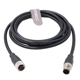 SZRMCC M12 5 Pin Male to Female Connector Aviation Sensor Cable Waterproof Network Cable for Industrial Camera Fieldbus Module (30m)