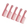 5Pcs Hairdressing Wide Tooth Comb Anti Static Ergonomic Handle Safe