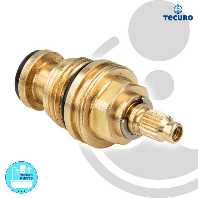 Universal valve tops for two-handle fittings and valves in 1/2