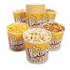 Novelty Place Retro Style Plastic Popcorn Containers for Movie Night