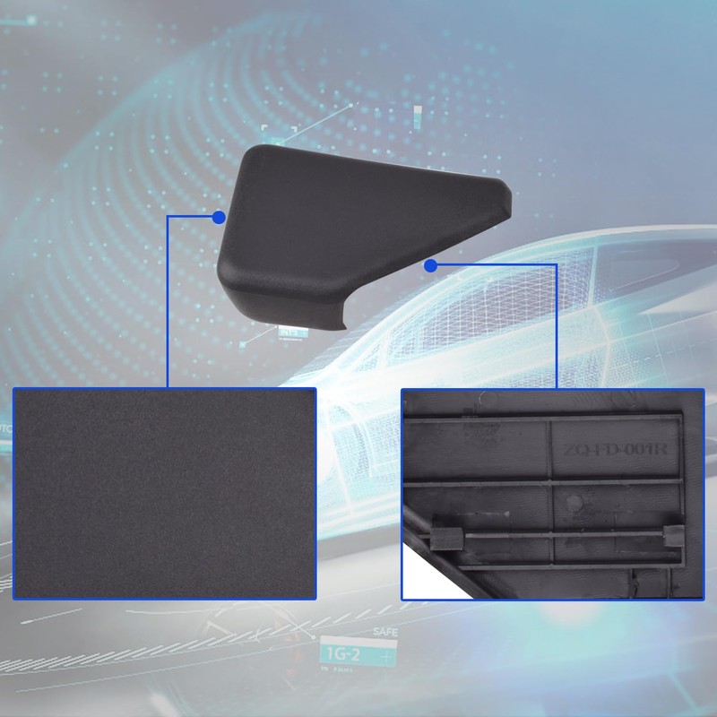 FL3Z-16N455-BA Left/Right Rear Running Board End Cap Compatible with Ford