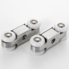 ZONADAH 2 Pieces 4 Wheel Stainless Steel Sliding Rail Door