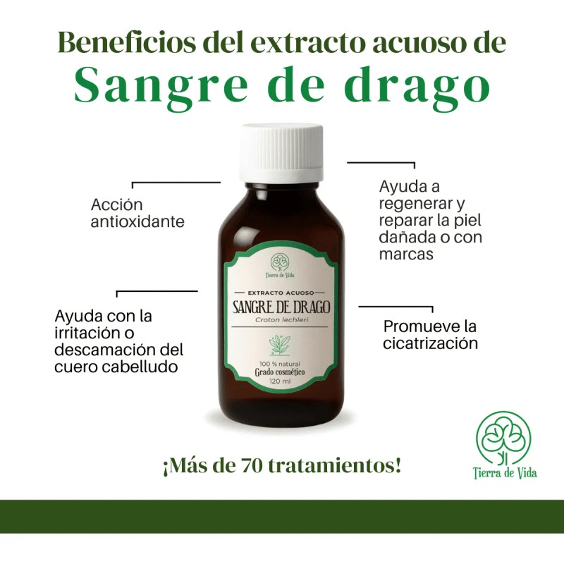 Extracto Acuoso De Sangre De Drago - Uso Cosmético 60ml