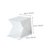 CIYODO Folding Photography Light Tent 2 Backdrops Mini Photo Light