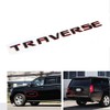 2Pack OEM Traverse Emblem Nameplate Letters 3D Logo Badge Compatible