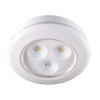 2.99 in. LED White Battery Operated Puck Light (3-Pack)