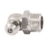 uxcell Metal 9.6mm 3/8" Male Thread 90 Degree Angle Grease