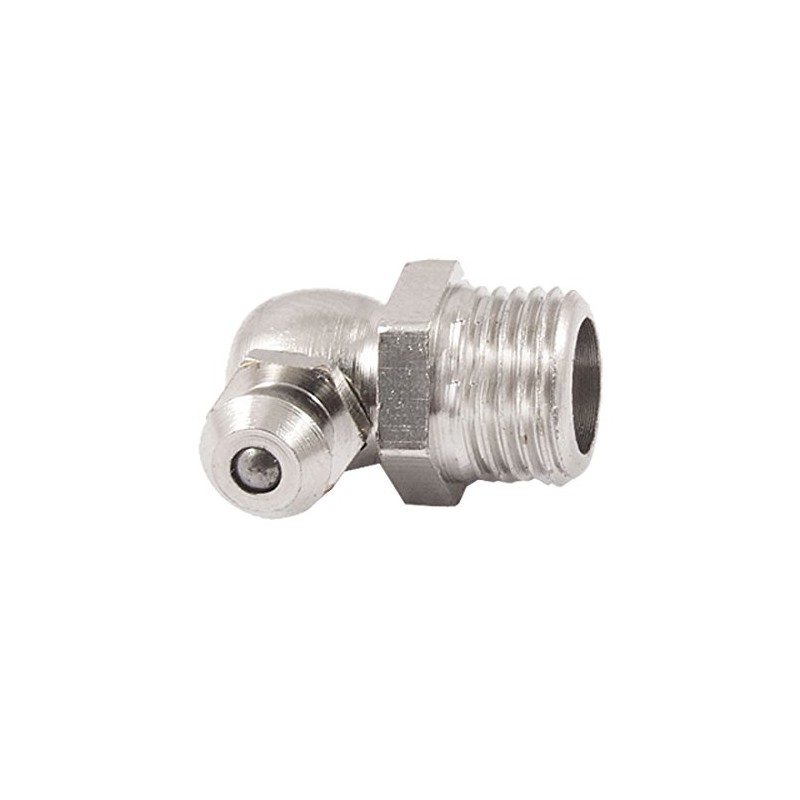 uxcell Metal 9.6mm 3/8" Male Thread 90 Degree Angle Grease