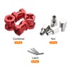 sourcing map 8pcs 12mm Wheel Hex Drive Hubs Adapter Combiner