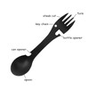 Utility Camping Spork Functional Spork Stainless Steel Spork Outdoor Spoon