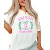 Golf Wives Cocktail Club Shirt for Women Funny Golf Ball