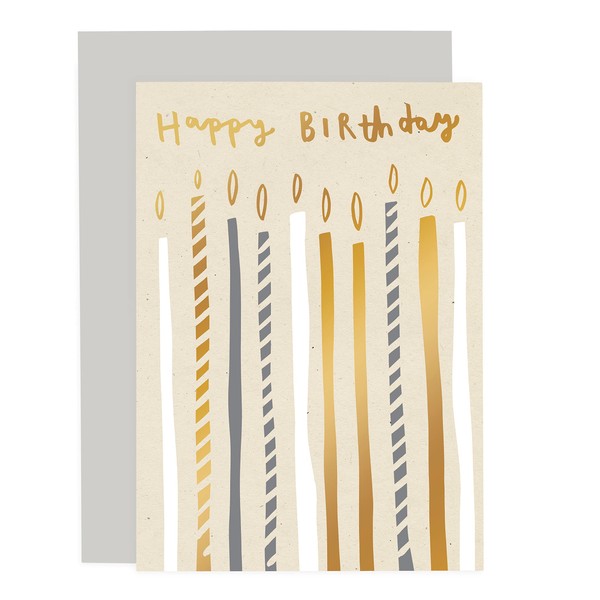 Old English Co. Birthday Candles Card - A6 | Perfect