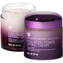 [Mizon] Collagen Power Lifting Cream (75ml) Day and Night Anti-Aging and Intensive Moisturizing, 75% Marine Collagen, Reduce Fine Lines and Age Spots, Korean Skin Care