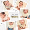 SyuAmi 360 Bibs, 3-Piece Set, 98 Threads, High Density Gauze